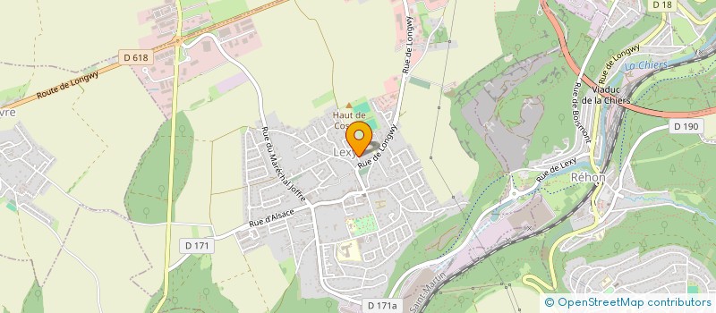 localisation de l'entreprise CATHELAIN  LEXY