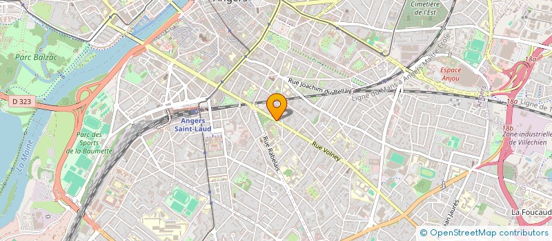 localisation de l'entreprise CATHELINEAU IMMOBILIER à ANGERS