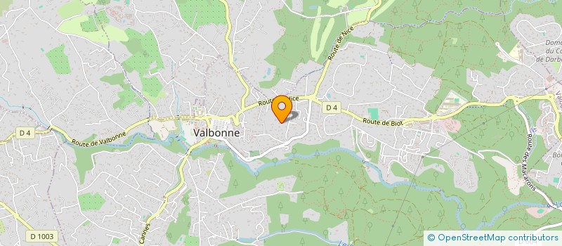 localisation de l'entreprise CATHELSA CONSEIL à VALBONNE