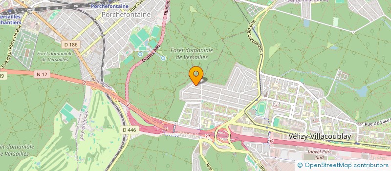 localisation de l'entreprise CATHERAUD FAMILY  VELIZY-VILLACOUBLAY