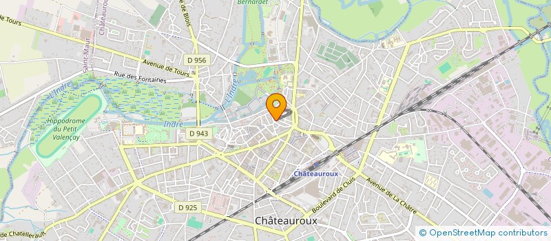 localisation de l'entreprise CATHERES à CHATEAUROUX