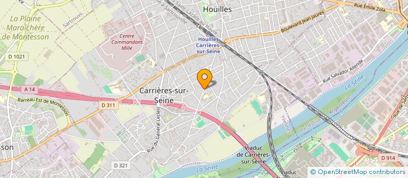 localisation de l'entreprise CATHERIC à CARRIERES-SUR-SEINE