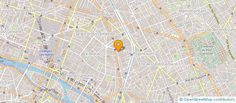 localisation de l'entreprise CATHERINE  PARIS