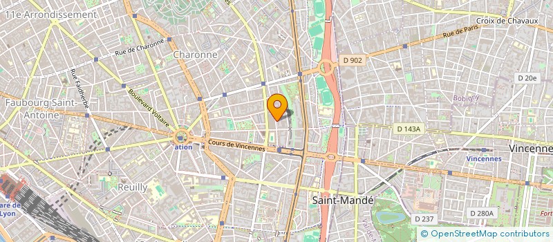 localisation de l'entreprise CATHERINE ADRIEN EURL  PARIS