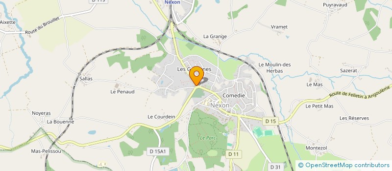 localisation de l'entreprise CATHERINE BUISSON - EXBRAYAT ET PHILIPPE FANANAS NOTAIRES ASSOCIES à NEXON