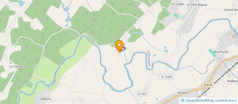 localisation de l'entreprise CATHERINE COUSIN EVOLUTION  LA ROCHE-CHALAIS