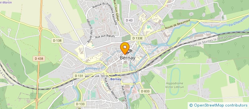 localisation de l'entreprise CATHERINE ET CHARLES à BERNAY