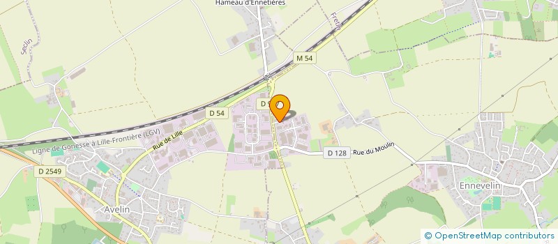 localisation de l'entreprise CATHERINE ET GILLES GRISOT  PONT-A-MARCQ