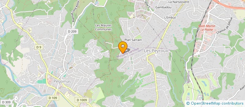 localisation de l'entreprise CATHERINE ET JANINE  MOUANS-SARTOUX