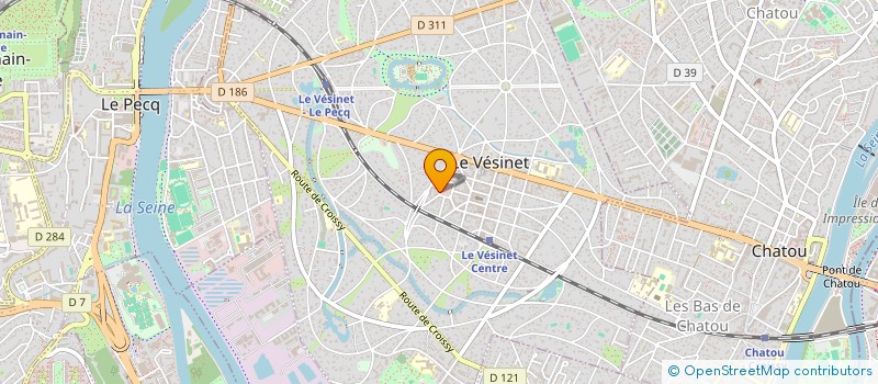 localisation de l'entreprise CATHERINE ET LES GARCONS  LE VESINET