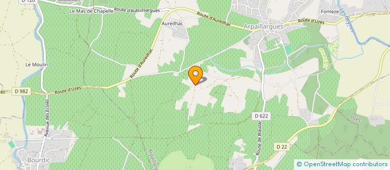localisation de l'entreprise CATHERINE ET PASCAL ROGER à ARPAILLARGUES-ET-AUREILHAC