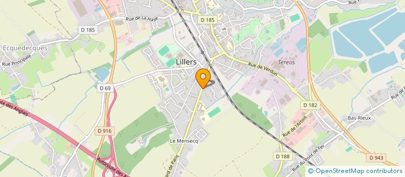 localisation de l'entreprise CATHERINE ET SES FILLES  LILLERS