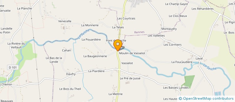 localisation de l'entreprise CATHERINE FOULONNEAU CONSEIL  AMANLIS