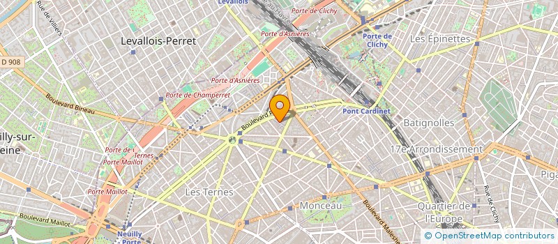 localisation de l'entreprise CATHERINE LEBEL  PARIS