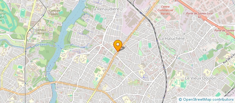 localisation de l'entreprise CATHERINE LEBRETON à NANTES
