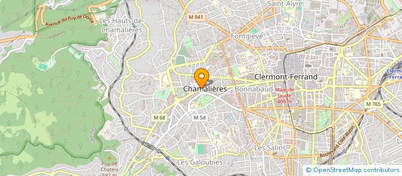 localisation de l'entreprise CATHERINE MARCOLLET à CHAMALIERES