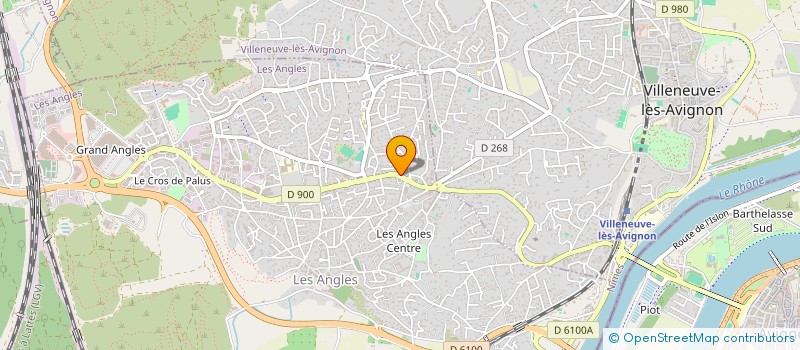 localisation de l'entreprise CATHERINE MENICHETTI à LES ANGLES