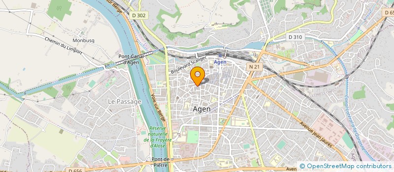 localisation de l'entreprise CATHERINE NORMAN  AGEN