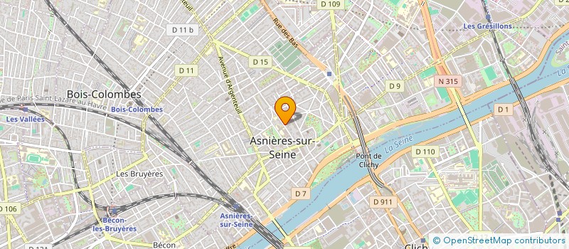 localisation de l'entreprise CATHERINE PELLE CONSULTANTS  ASNIERES-SUR-SEINE
