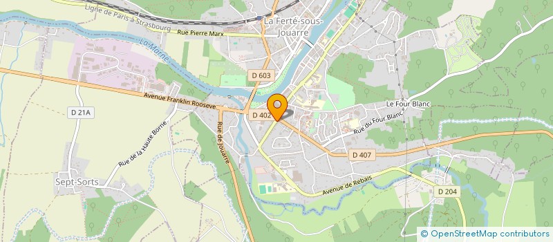 localisation de l'entreprise CATHERINE PIVOT ET AUDREY LICCARDI, NOTAIRES ASSOCIEES à LA FERTE-SOUS-JOUARRE