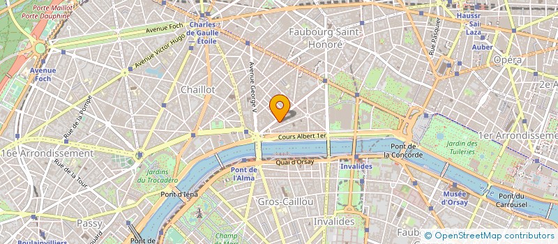 localisation de l'entreprise CATHERINE ZURETTI SARL à PARIS