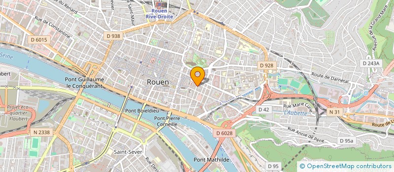 localisation de l'entreprise CATHFLEU à ROUEN