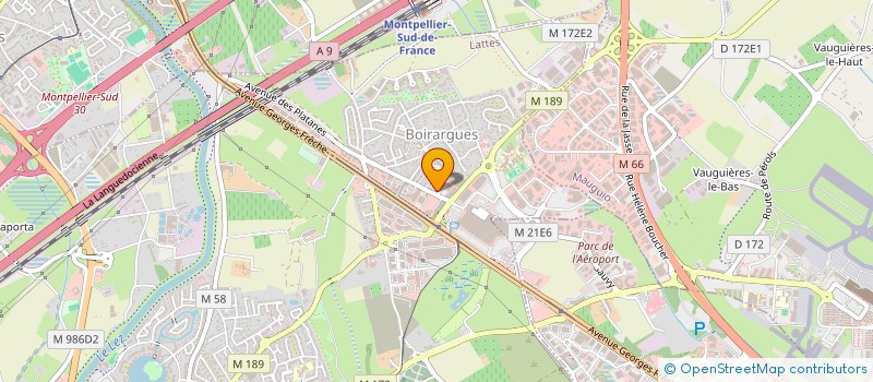 localisation de l'entreprise CATHIE BLANC à LATTES