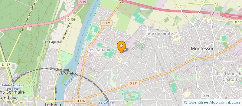 localisation de l'entreprise CATHIMMO  LE VESINET