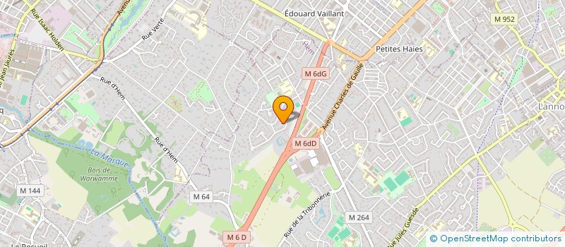 localisation de l'entreprise CATHINGA 2015  HEM