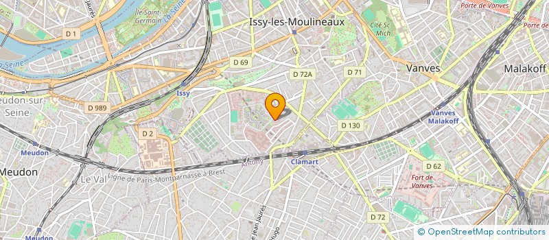 localisation de l'entreprise CATHIS CONSULTING à ISSY-LES-MOULINEAUX