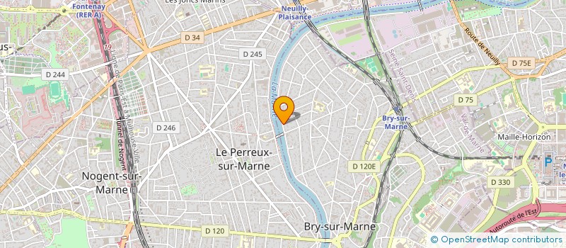 localisation de l'entreprise CATHLAIN à BRY-SUR-MARNE
