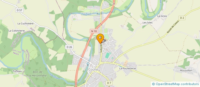 localisation de l'entreprise CATHMATH  VIVONNE