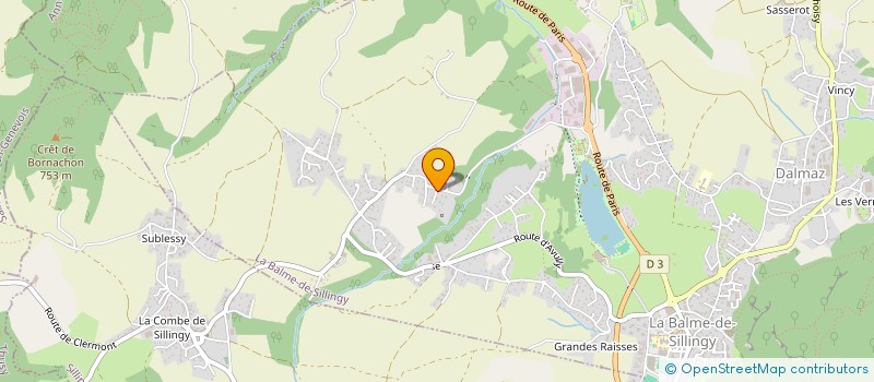 localisation de l'entreprise CATHOME  LA BALME-DE-SILLINGY