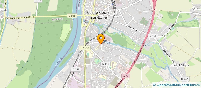 localisation de l'entreprise CATHRINE GOUMET DELILE AUCOUTURIER... à COSNE-COURS-SUR-LOIRE