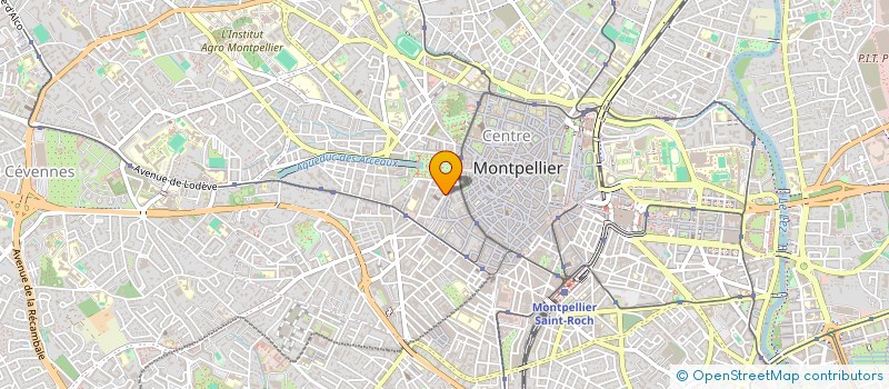 localisation de l'entreprise CATHRO à MONTPELLIER