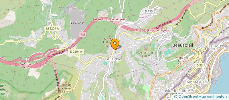 localisation de l'entreprise CATHS à LA TURBIE