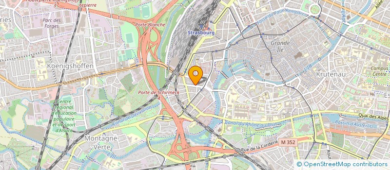 localisation de l'entreprise CATHSEB à STRASBOURG