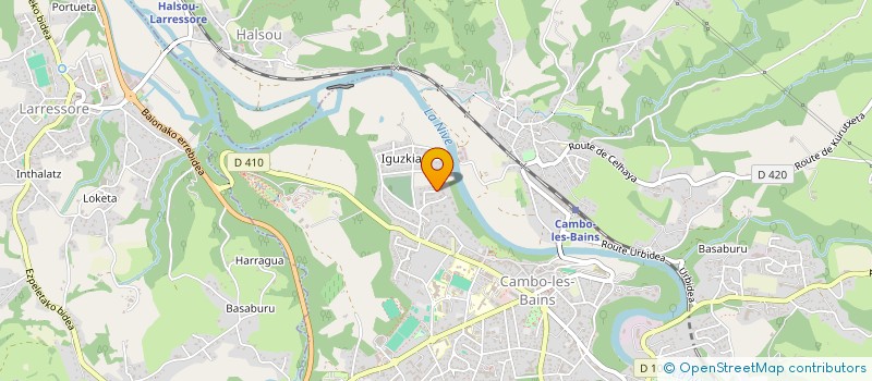 localisation de l'entreprise CATHY ANIMATIONS  CAMBO-LES-BAINS