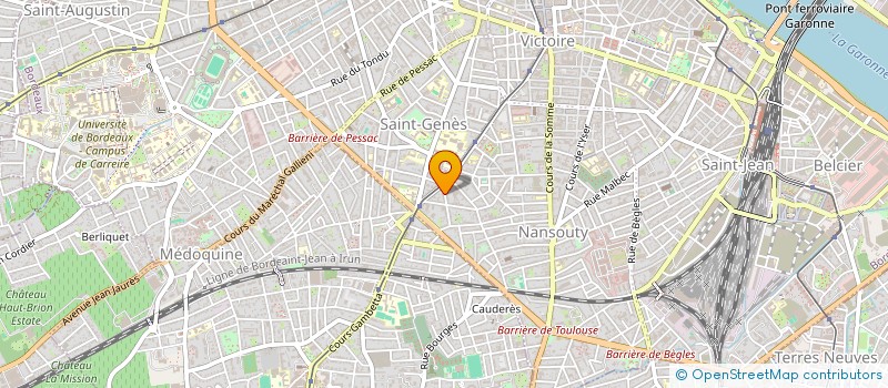 localisation de l'entreprise CATHY BIJOUX à BORDEAUX