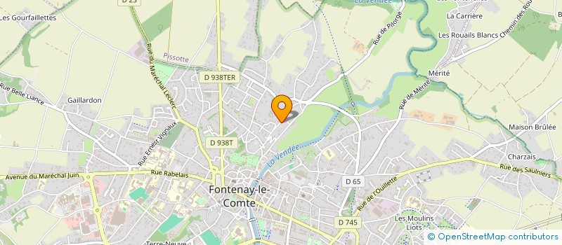 localisation de l'entreprise CATHY CHAILLET à FONTENAY-LE-COMTE