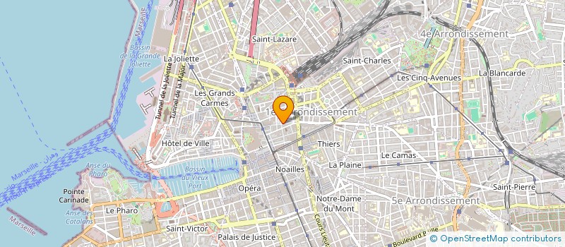 localisation de l'entreprise CATHY CHAUSSURES à MARSEILLE