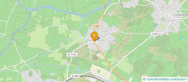 localisation de l'entreprise CATHY COIFFURE  MARCORIGNAN