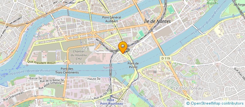localisation de l'entreprise CATHY CUIR à NANTES