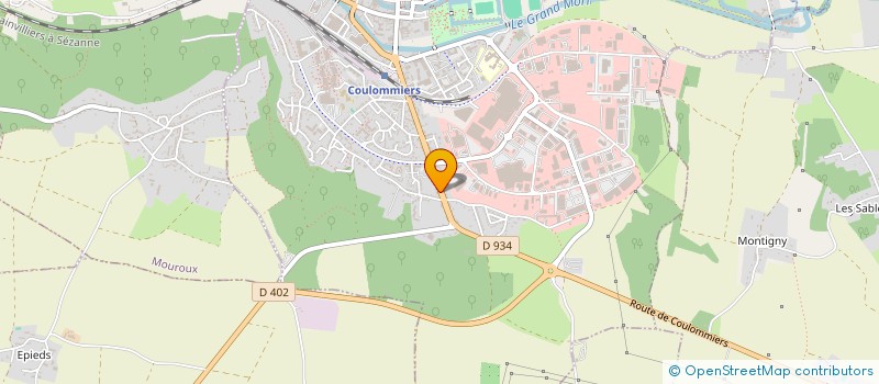 localisation de l'entreprise CATHY ET BRUNO  COULOMMIERS