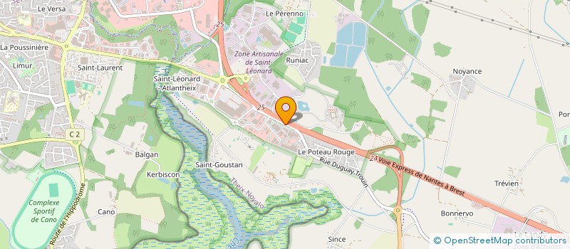 localisation de l'entreprise CATHY MOTOS à THEIX-NOYALO