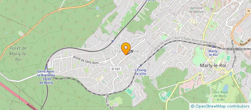 localisation de l'entreprise CATHY ROUGEOT  L'ETANG-LA-VILLE