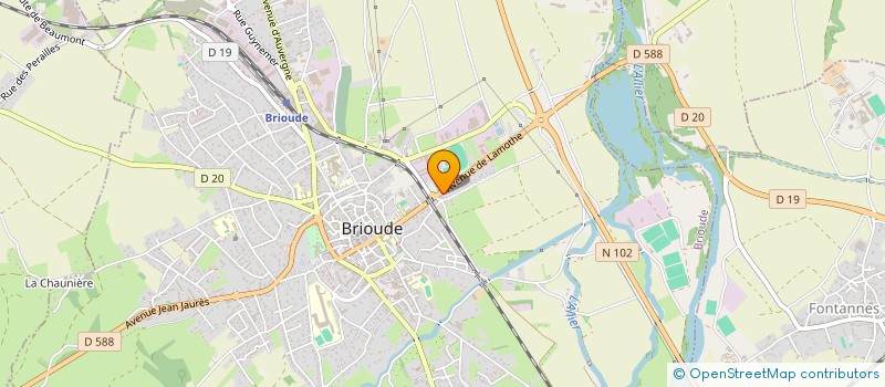 localisation de l'entreprise CATHYMMO  BRIOUDE