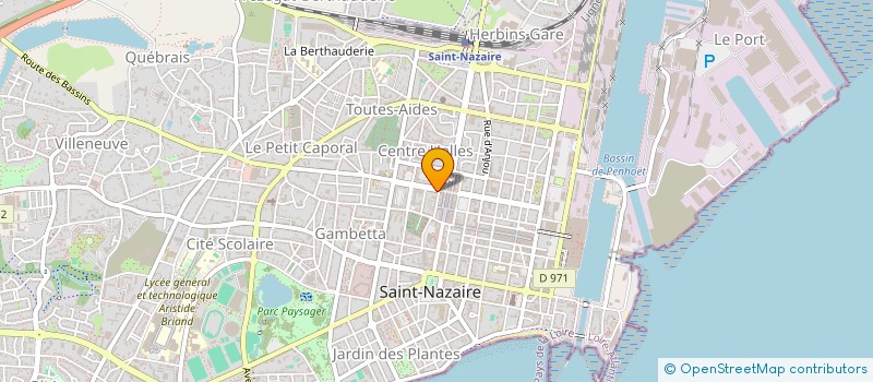 localisation de l'entreprise CATHYSA COIFFURE  SAINT-NAZAIRE