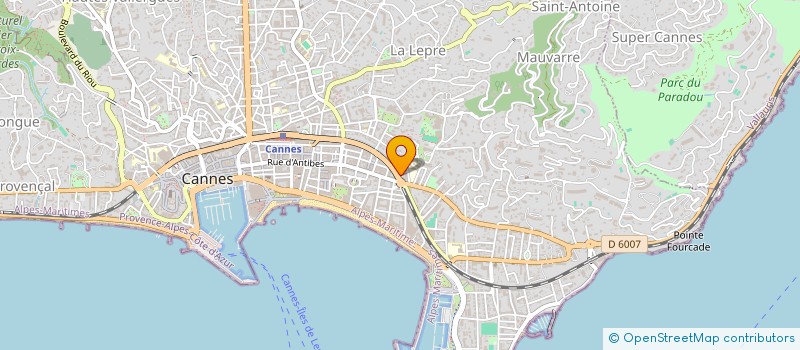 localisation de l'entreprise CATHYSOL à CANNES