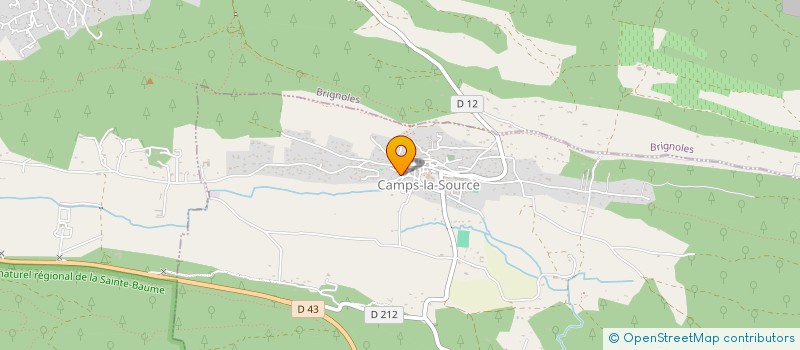 localisation de l'entreprise CATHYSSIA  CAMPS-LA-SOURCE